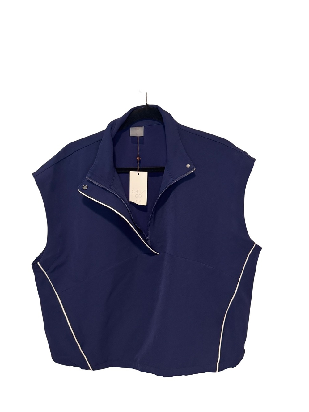 CALIA by Carrie Underwood Golf Vest NWT Navy Blue | Athletic Preppy Athleisure L